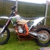 ktm 125 sx 08 with 200 engine fitted