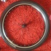 Saracen frame, 2x giant lock out falks, halo hub, pedals and crank,botom bracket,set of giant wheels