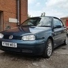 vw golf convertible 2ltr.