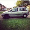 Vauxhall zafira 72k on clock