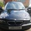 Black BMW 3 Series 316i SE 16v 4dr 1.8L 2003