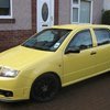 my stunning fabia vrs 1.9tdi. yellow.