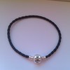 8" leather pandora bracelet