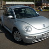 2005 VOLKSWAGEN BEETLE 1.4 16v IN SILVER ONLY 46,000 MILES