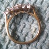 Gold cluster ring