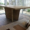 Marble dining table - matching console table
