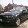 BMW 318i Black mot 4 monts 5 tax  good runner looks great