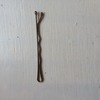 1 brown hairpin