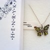 gemstone butterfly necklace