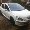 peugeot 307 HDI 1.4 TURBO £30 A YEAR TAX