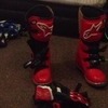 Alpinestar tech 6 boots size 8 practically new