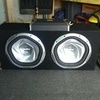twin sony xplode 1300watt subs with jbl gto amp