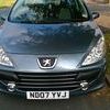 PEUGEOT 307 1.6 16 V S TAX AND MOT , 2007 FACE LIFT MODEL