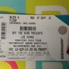 Lee Evans Tickets - BLOCK A, ROW 27 seats 15 & 16 - Sheffield 12th September 2014