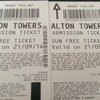 2X ALTON TOWER TICKETS