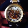 Rotary skeletal watch