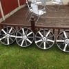 19 inch black silver rims