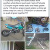 3 pit bikes and spares