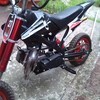 50cc mini dirtbike swap for road race pedal bike