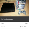 ps3 with 17 games and 3 pads and will giv cash swap for ps4.