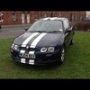 MG ZR 04 plate