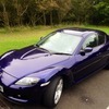 mazda rx8 2996 deep perple full black leather