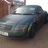 2000 audi tt 225bhp convertible needs tlc leather rs4 wheels private plate
