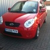 59 plate red kia picanto