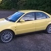 very rare yellow audi a4 b5 1.8t with deleted sunroof option