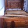 King size oak bed