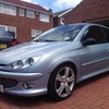 Peugeot 206 2.0 GTI tastefully modified private plate