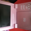 pink portable DVD player