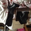River island over the knee leather heal boots