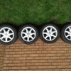 VW ALLOYS 4 STUD & TYRES 14"