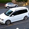 VW TOURAN 1.9TDI DUB WHITE LEATHERS 19" AMG. Like BMW zafira mpv Audi seat