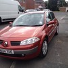 Renault megane 1.6 16v 2004 plate