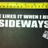 She likes it when i hit it Sideways, Car Vinyl / Decal Stickers ( Free P&P )