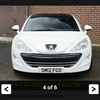 PEUGEOT RCZ. 2012. WHITE PEARL. PETROL. MANUAL. LEATHER. AIR CON. ELECTRIC WINDOWS/MIRRORS.