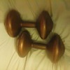 set of 5kg dumbells