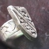 silver medieval hawking ring metal detector find
