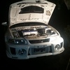 mitsubishi  evo 5 forged white
