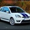 Ford fiesta ST frost white.