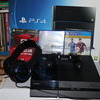 ps4 with games and headset