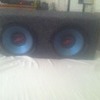 Kenwood 2x12" subwoofer + bass box