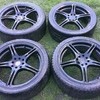 18 inch black alloys