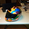 shoei jester helmet batch number xr-800 size medium