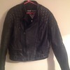 Ladies motorcycle jacket leather