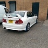 mitsubishi evo 4 400 bhp in white