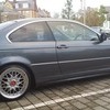 bmw e46 coupe, alpina, bbs, full leather, rare grey