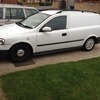 Vauxhall Astra van, has foldable rear seats